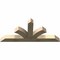 Ekena Millwork Richland Rough Sawn Timber Gable Bracket, Douglas Fir, 72"W x 33"H x 6"D x 6"F, 11/12 Pitch GBW072X33X0606RIC00RDF - alternate 4